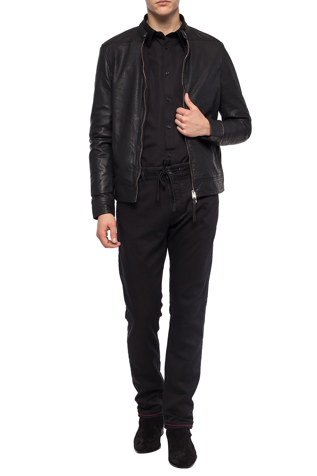 AllSaints 'Colt' leather jacket | Men's Clothing | Vitkac